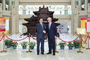 阿利莫夫秘书长会见中国国家开发银行行长郑之杰 阿利莫夫秘书长会见中国国家开发银行行长郑之杰