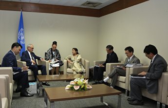 会见亚太经社会执行秘书 会见亚太经社会执行秘书