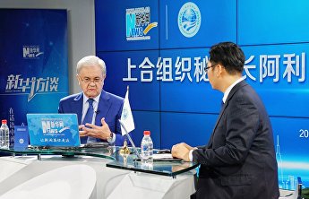 上合组织秘书长与新华网网友在线交流 上合组织秘书长与新华网网友在线交流