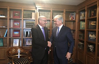 上合组织秘书长会见联合国副秘书长 上合组织秘书长会见联合国副秘书长