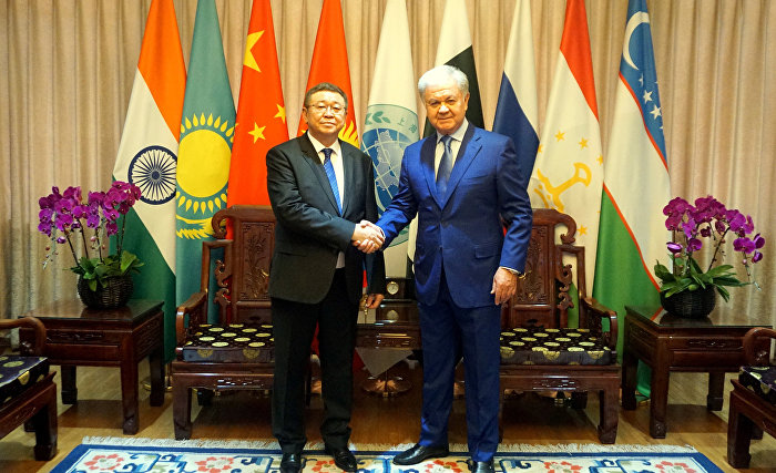上合组织秘书长会见蒙古国驻华大使 上合组织秘书长会见蒙古国驻华大使