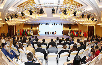 上合组织国家青年代表大会闭幕式 上合组织国家青年代表大会闭幕式