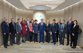 上合组织秘书长会见中亚和独联体国家社会组织和智库机构领导人 上合组织秘书长会见中亚和独联体国家社会组织和智库机构领导人