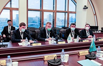 Встреча членов Миссии от ШОС с руководством Центризбиркома Республики Казахстан Встреча членов Миссии от ШОС с руководством Центризбиркома Республики Казахстан