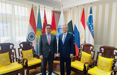 Генеральный секретарь ШОС с Послом Кувейта