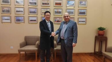 上海合作组织副秘书长会见中国—上海合作组织国际司法交流合作培训基地执行副主任罗立刚