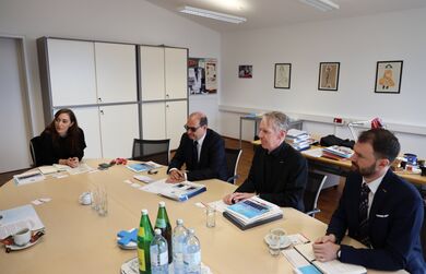 Встреча Генерального секретаря ШОС с ректором Венского университета Модул