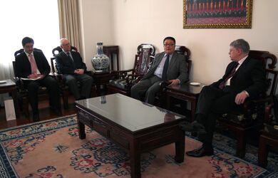 Генеральный секретарь ШОС встретился с заместителем Министра иностранных дел России