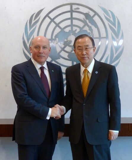 Встреча Генерального секретаря ШОС с Генеральным секретарем ООН