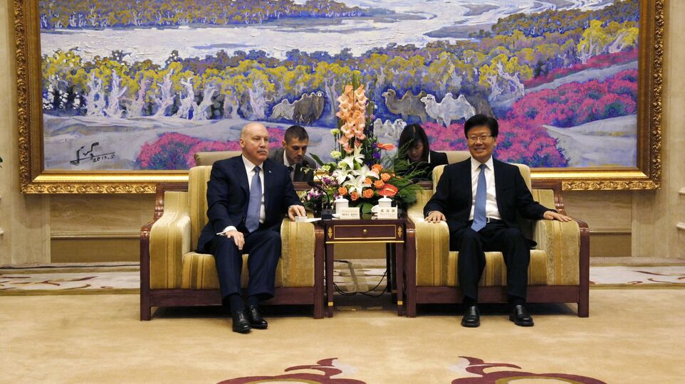 Встреча Генерального секретаря ШОС с Секретарем Парткома СУАР