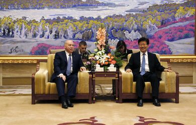 Встреча Генерального секретаря ШОС с Секретарем Парткома СУАР