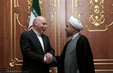 Встреча Генерального секретаря ШОС с Президентом Исламской Республики Иран