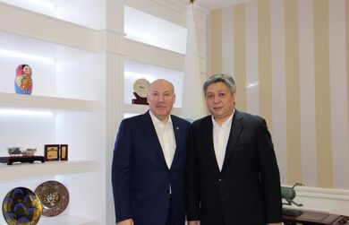 Встреча Генерального секретаря ШОС с Министром иностранных дел Кыргызской Республики