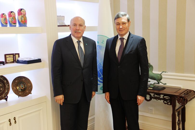 Встреча Генерального секретаря ШОС с Послом Европейского союза в КНР