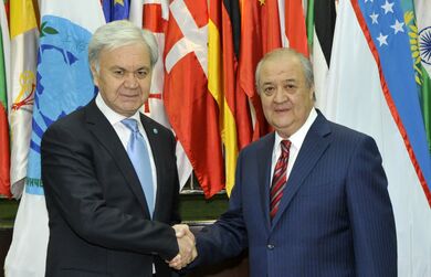 Встреча Генерального секретаря ШОС с Министром иностранных дел Узбекистана