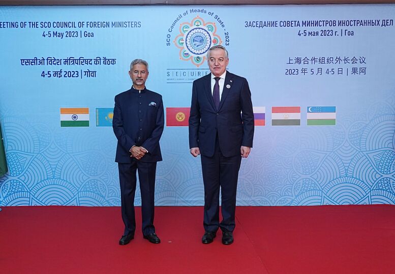 Министры Индии и Таджикистана
