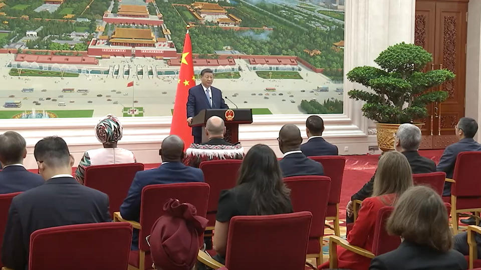 上海合作组织秘书长叶尔梅克巴耶夫出席相关国家新任驻华大使递交国书仪式并会见中国国家主席习近平