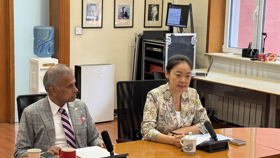 上海合作组织副秘书长就上合组织天津峰会成果向联合国驻华代表处吹风