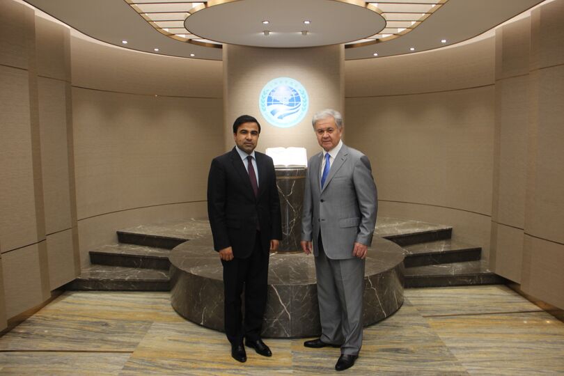 Посол Исламской Республики Афганистан в КНР посетил Штаб-квартиру ШОС