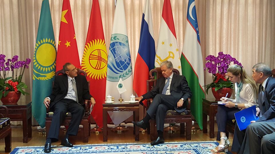 О встрече Генерального секретаря ШОС Р.Алимова с Чрезвычайным и Полномочным Послом Египта в КНР