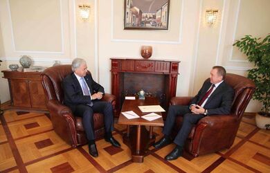 Р. Алимов встретился с Министром иностранных дел Республики Беларусь В.В.Макеем