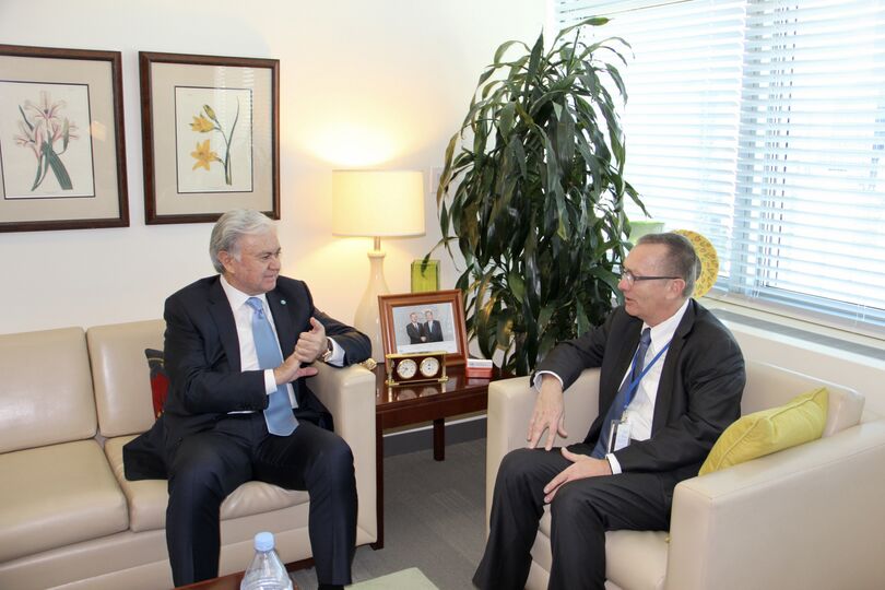 Рашид Алимов провёл встречу с заместителем Генерального секретаря ООН по политическим вопросам Джефри Фельтманом. 