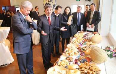 Узбекская кухня в штаб-квартире ШОС 