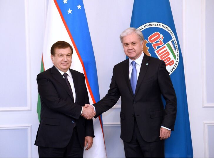 Встреча с избранным Президентом Узбекистана