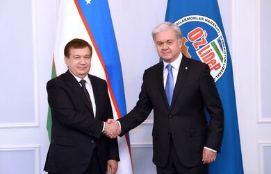 Встреча с избранным Президентом Узбекистана