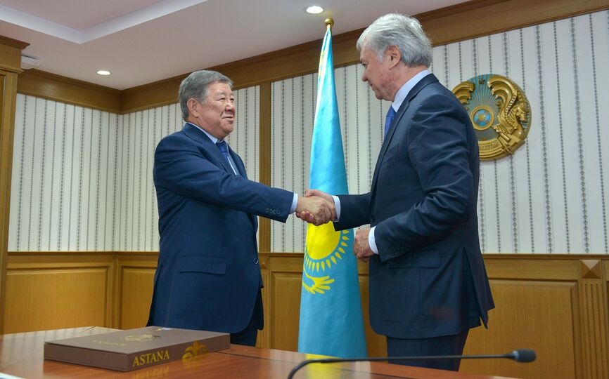 Встреча Генерального секретаря ШОС с Председателем правления компании «Астана ЭКСПО - 2017»