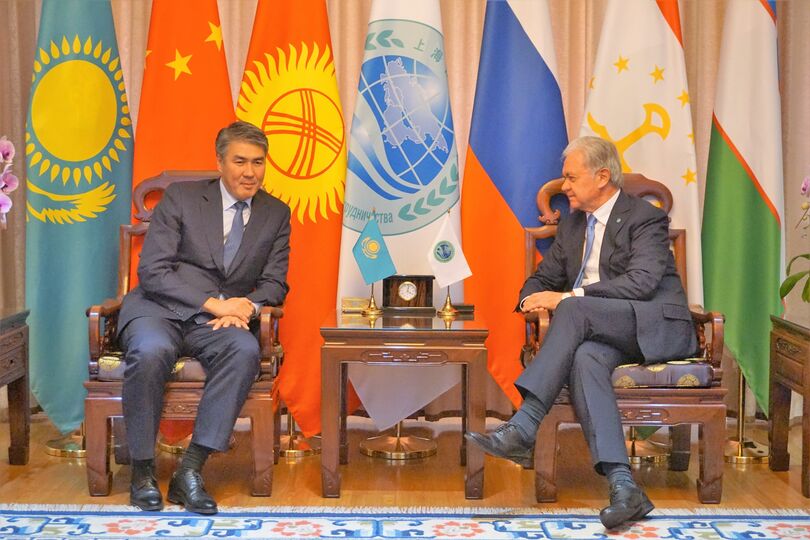 Встреча Генерального секретаря ШОС с Акимом г. Астаны