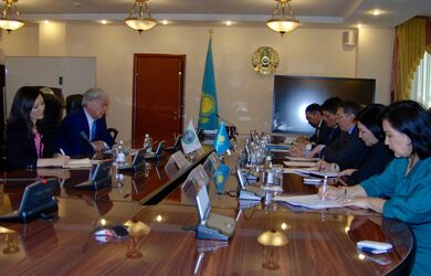 Встреча с Министром образования и науки Республики Казахстан