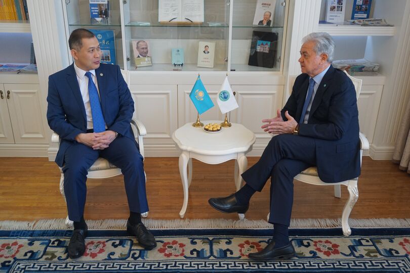 Встреча Генерального секретаря ШОС с Чрезвычайным и Полномочным Послом Республики Казахстан в КНР