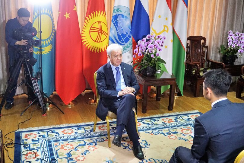 Интервью Генерального секретаря Р.Алимова телеканалу CCTV2