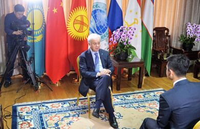 Интервью Генерального секретаря Р.Алимова телеканалу CCTV2