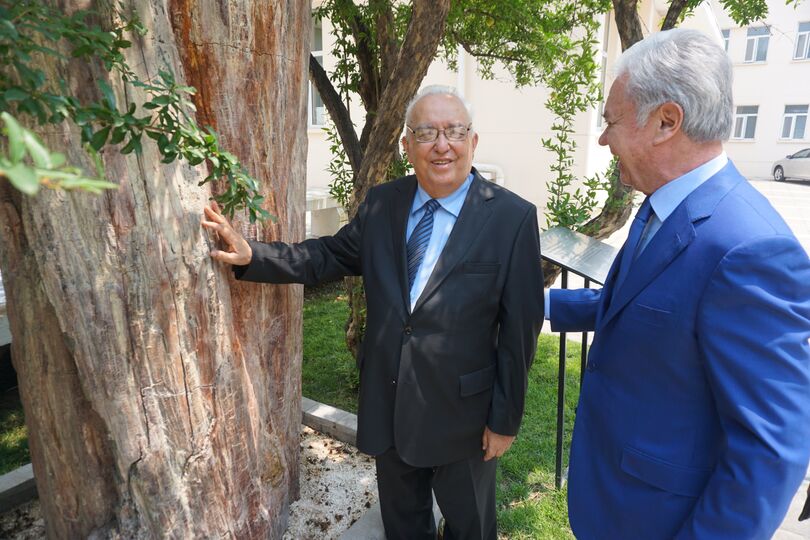 Встреча с академиком Талбаком Назаровым