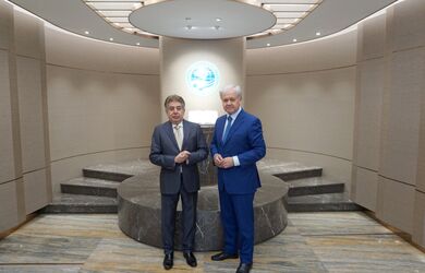 上合组织秘书长会见沙特阿拉伯驻华大使 Встреча с Чрезвычайным и Полномочным Послом Королевства Саудовской Аравии в Китайской Народной Республике Турки Алмати