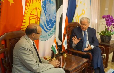 Генеральный секретарь ШОС принял Временного поверенного в делах Индии в КНР