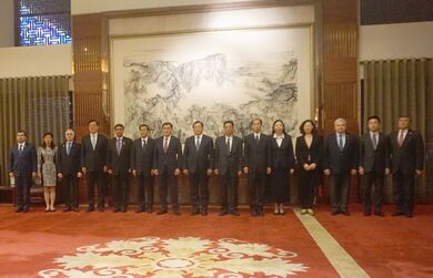 Делегация Клуба послов ШОС провела встречу с Секретарем комитета КПК города Цзинань г-ном Ван Чжунлинем