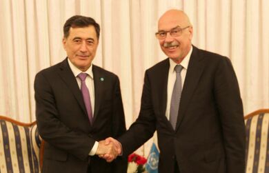 Генеральный секретарь ШОС встретился с  главой Контртеррористического управления ООН