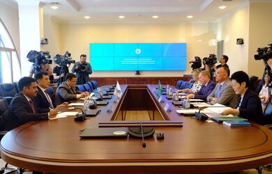 Генеральный секретарь ШОС встретился с Председателем Центральной избирательной комиссии Республики Казахстан