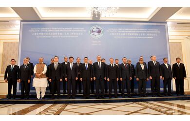 Заседание Совета глав правительств (премьер-министров) государств-членов Шанхайской организации сотрудничества