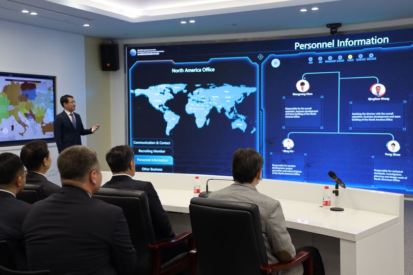 Встреча Генерального секретаря ШОС с Председателем Организации по развитию и кооперации глобального энергетического объединения 